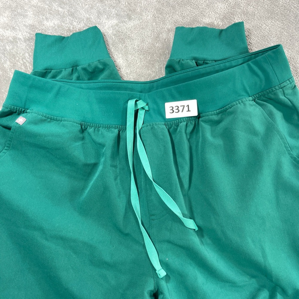 FIGS Jogger Scrub Pants Womens XXL/P Green Technical Collection Drawstring - Picture 1 of 10